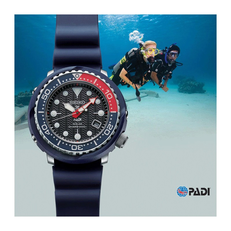 Montre Seiko Prospex Mer Diver s Edition spéciale PADI quartz solaire